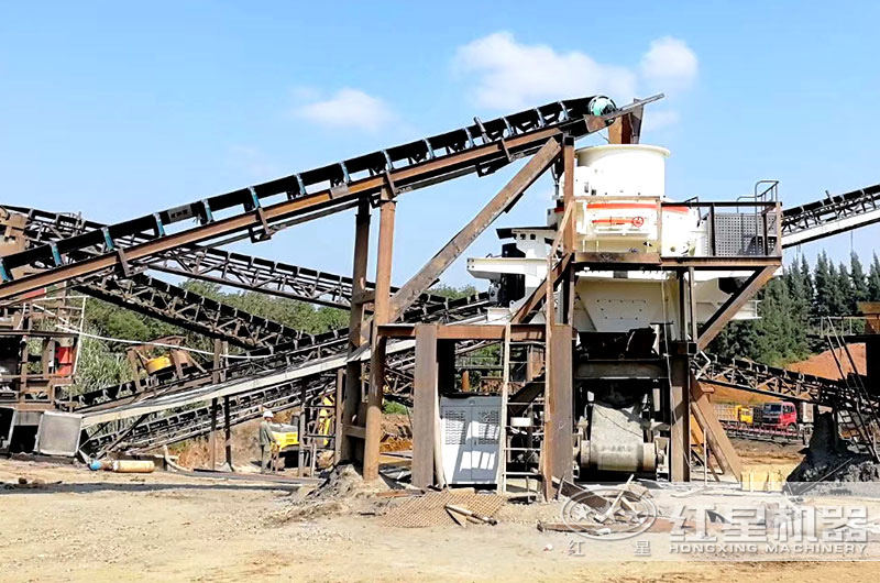 制砂機(jī)成品粒型好，成品多用于建筑工程，道路基建